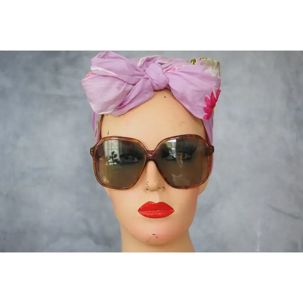 1970s Vintage Sunglasses Made In Italy Oversized Retro Glam Grandma Chic NOS